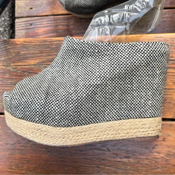 Jeffrey Campbell Havana Last tweed size 9 never worn platform wedge - Picture 8 of 15